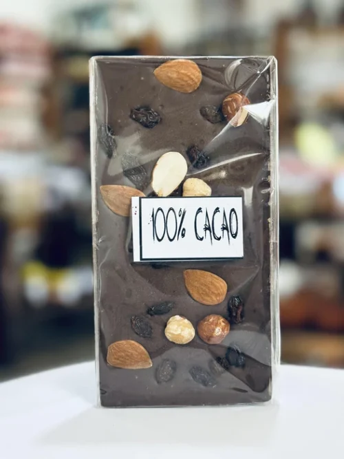 Chocolate Negro Con Almendras Y Pasas