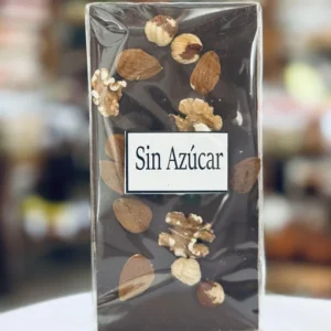 Chocolate Sin Azucar Con Almendras Nueces Y Avellanas