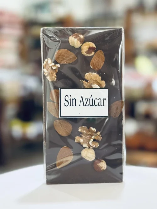 Chocolate Sin Azucar Con Almendras Nueces Y Avellanas