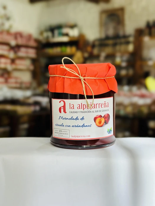 Mermelada de ciruela con arándanos