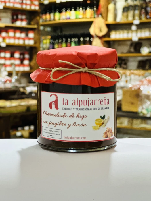 Mermelada de higo con jengibre y limón