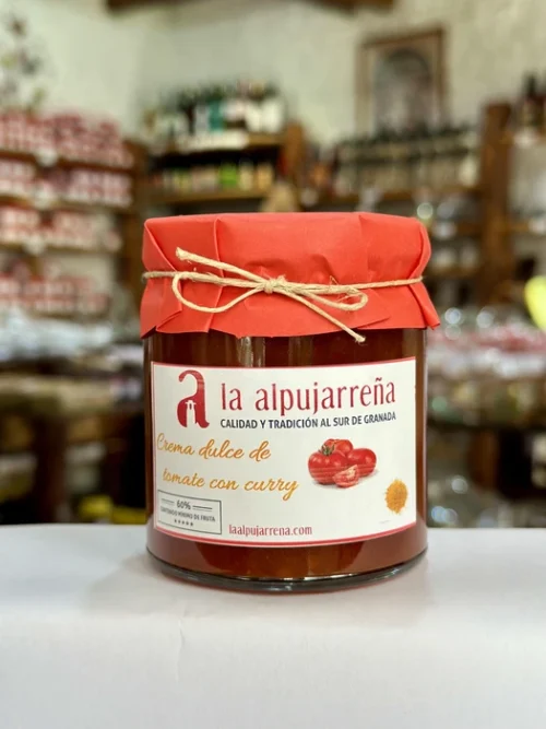 Mermelada de tomate con curry
