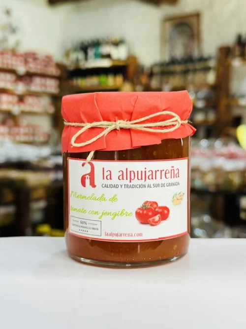 Mermelada de tomate con jengibre