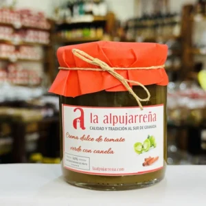 Mermelada de tomate verde con canela