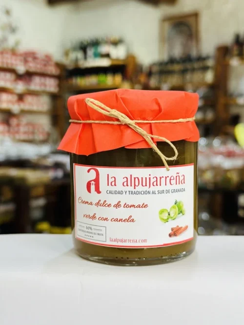 Mermelada de tomate verde con canela